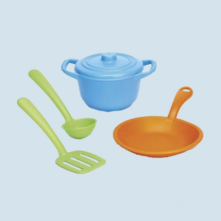Green Toys - Spielset für Spielküche - Kochgeschirr