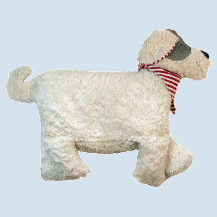 Pat & Patty Kuschelkissen Hund weiß - Baumwolle, Bio