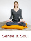 Sense & Soul Bio Yogamatten, Yogakissen, Meditationskissen