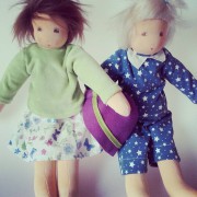 dress-up dolls and doll clothes