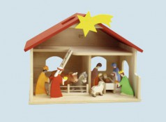 Nativity scene - stable of Bethlehem