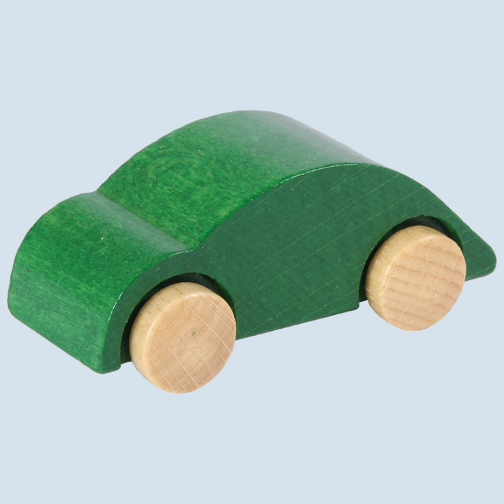 Beck wooden toy - car VW Beetle - green