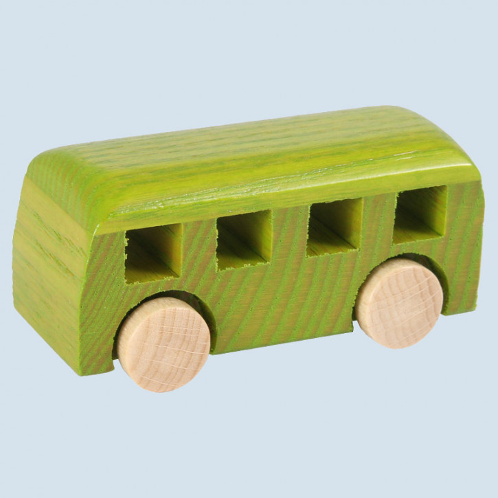 Beck wooden toys - bus for kids - green