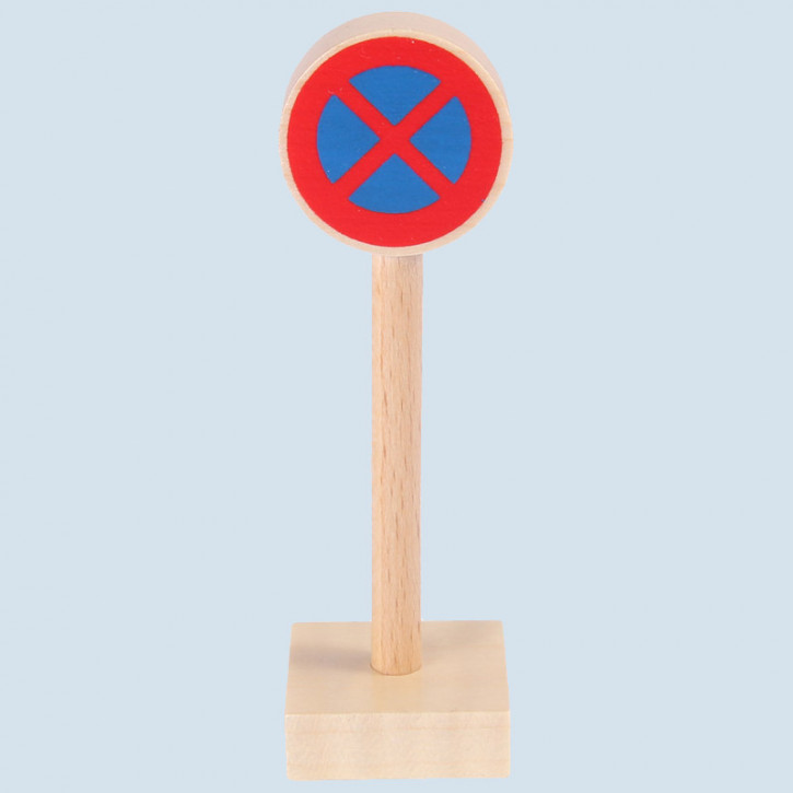 Beck wooden toy - traffic sign no stopping