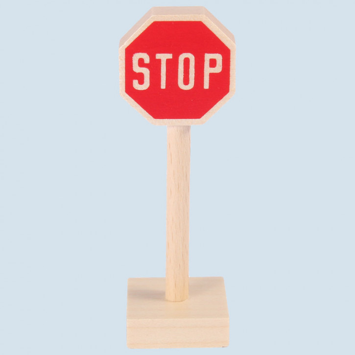 Beck wooden toy - traffic sign stop
