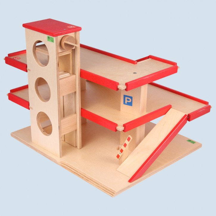Beck Holzspielzeug - Parkhaus, mit Aufzug
