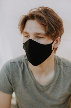 Community mask - face mask - black, eco
