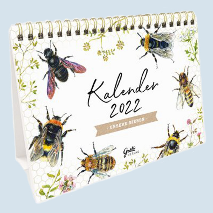 Grätz Verlag - Tischkalender Bienen - 2022