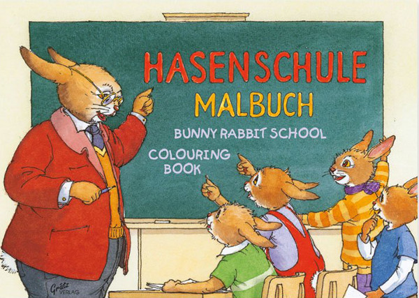 Grätz Verlag - Malbuch - Hasenschule