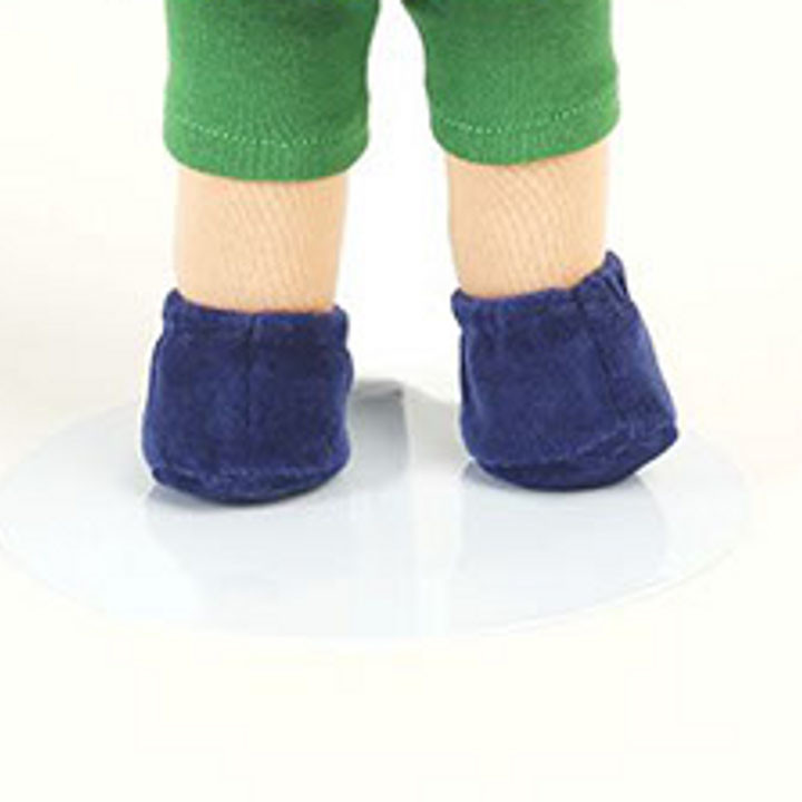 Heidi Hilscher Bio Puppenkleidung - Schuhe, blau