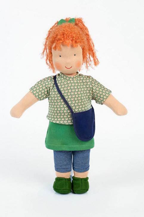 Heidi Hilscher Puppe - Inga - rote Haare, bio