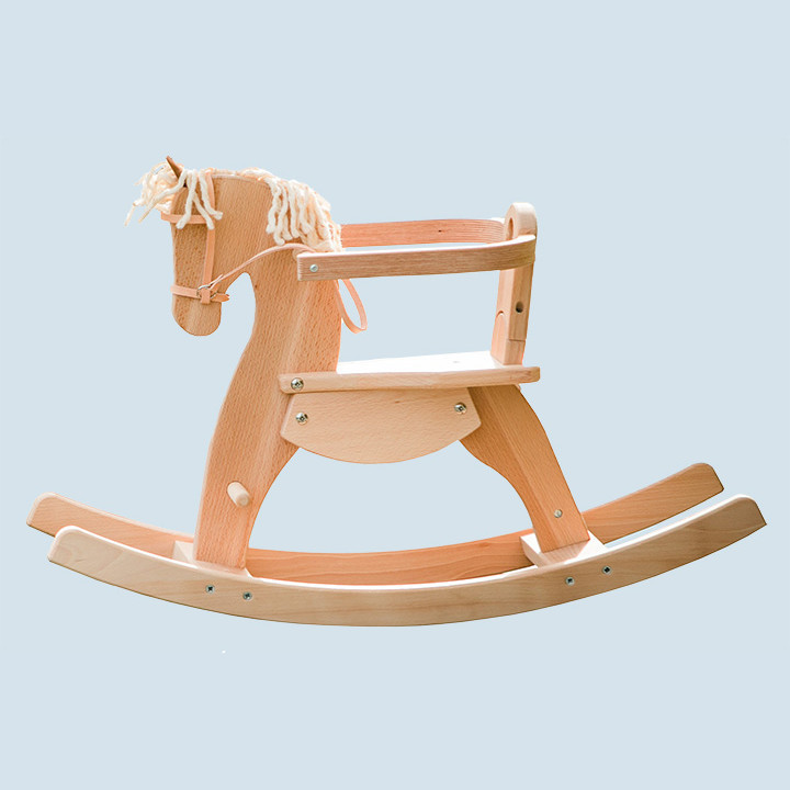 Helga Kreft - wooden rocking horse
