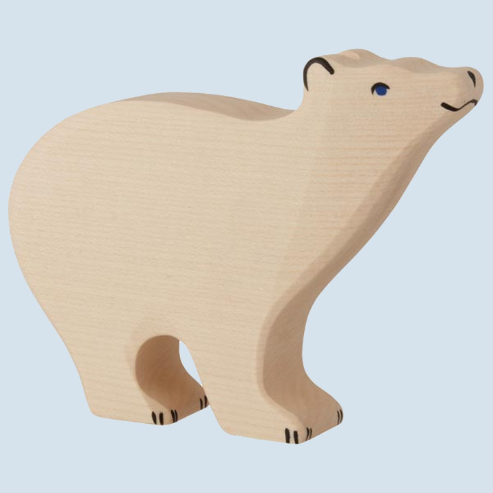 Holztiger wooden animal - polar bear
