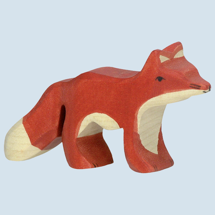 Holztiger Spielfigur - Holztier Fuchs, klein