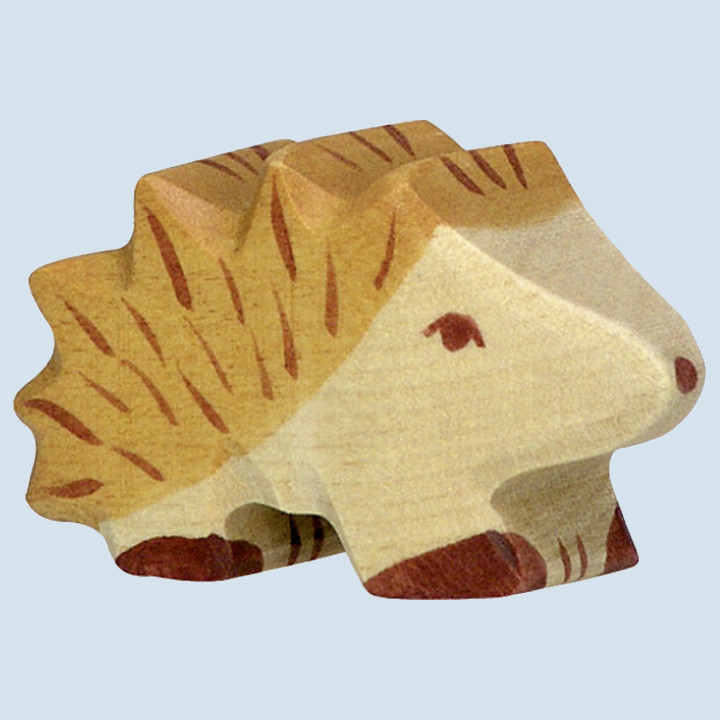 Holztiger - wooden animal - hedgehog, small