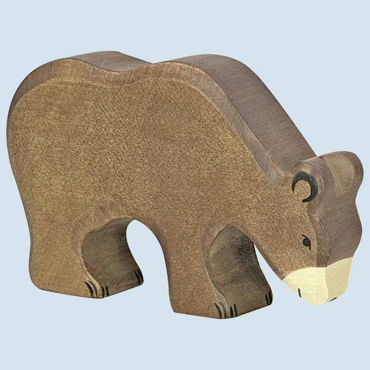 Holztiger - wooden animal - brown bear