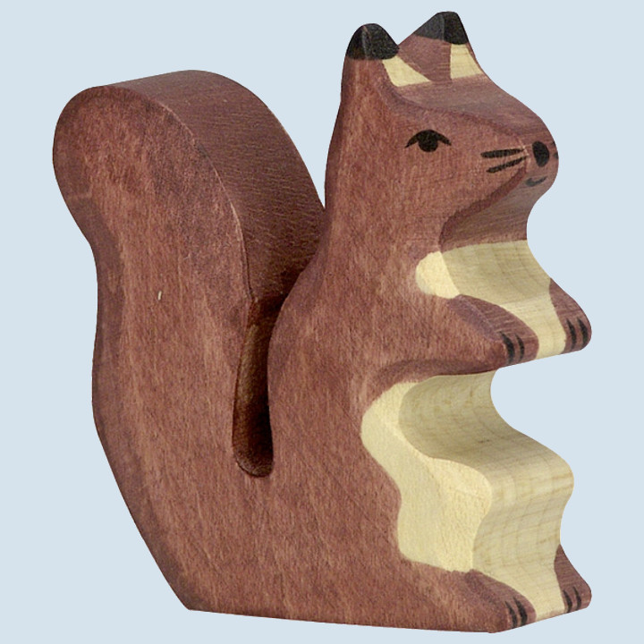 Holztiger wooden toy - squirrel brown standing