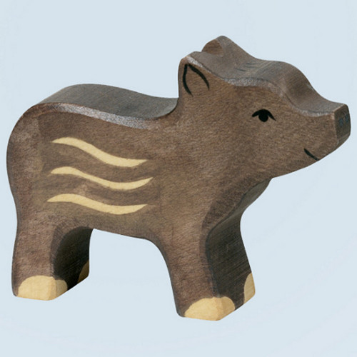 Holztiger - wooden animal - young boar