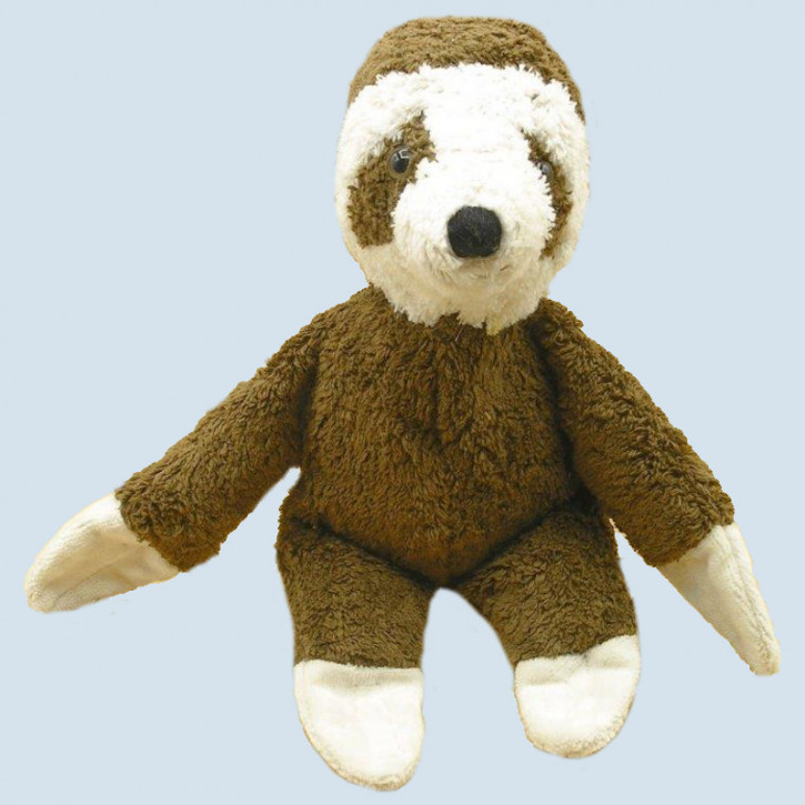 Kallisto cuddly animal sloth - brown, organic cotton