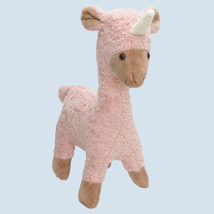 Kallisto cuddly animal - Lamacorn - pink, organic cotton