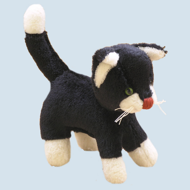 Kallisto Bio Stofftier - Katze schwarz