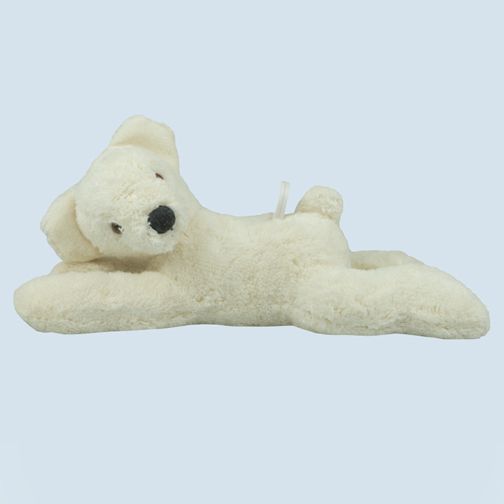 Kallisto Spieluhr Eisbär - Bio Baumwolle, liegend