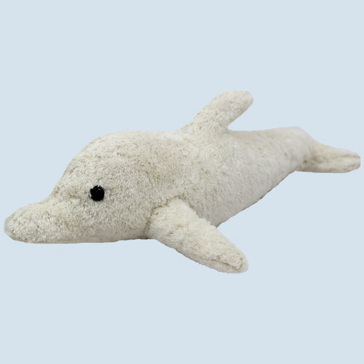 Kallisto Spieluhr Delfin weiß - Bio Baumwolle
