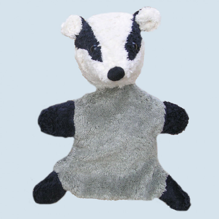 Kallisto hand puppet badger - organic cotton