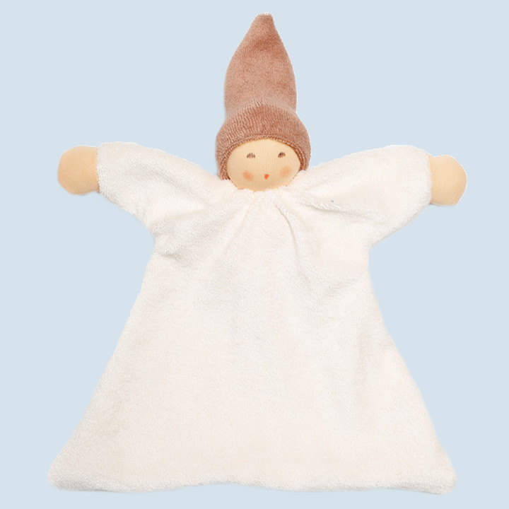 Nanchen baby comforter Nuckel - beige, organic cotton