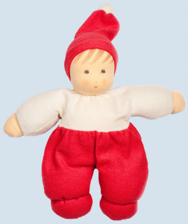 Nanchen eco doll Mops red - organic cotton