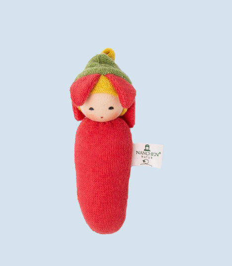Nanchen eco doll - corn poppy - organic