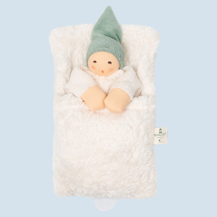 Nanchen music box - sleeping bag with little doll, eco