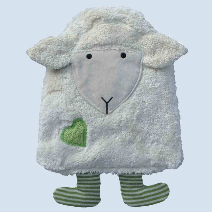 Pat & Patty baby pillow sheep - green, eco