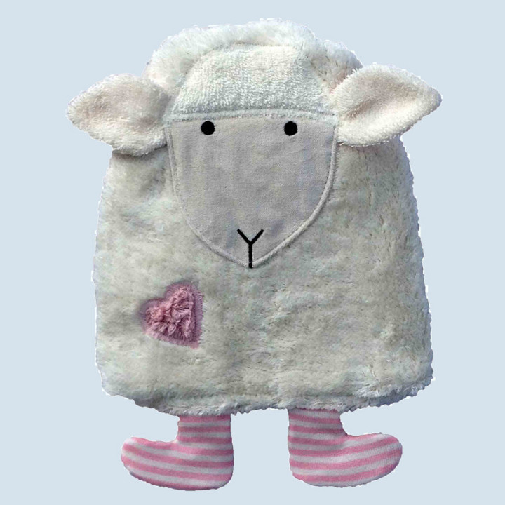 Pat & Patty baby pillow sheep - pink, eco