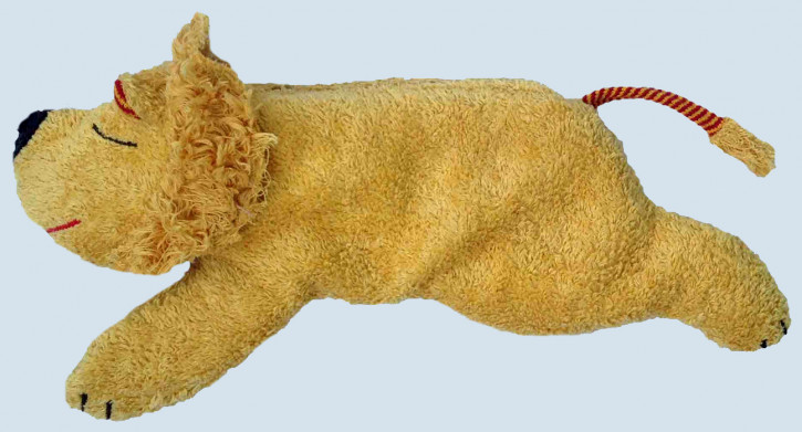 Pat & Patty pillow with cherry pits - lion, yellow, eco