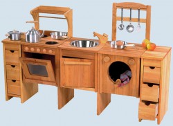 Schoellner - wooden kitchen for children - Star, completely