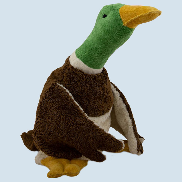 Senger cuddly animal duck - large - organic cotton