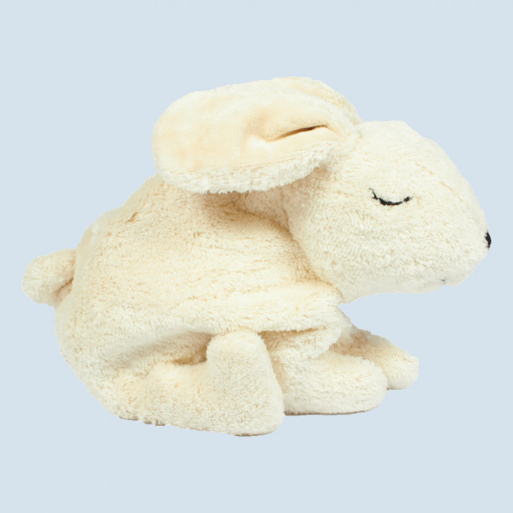 Senger cuddly animal - bunny, rabbit - white, eco