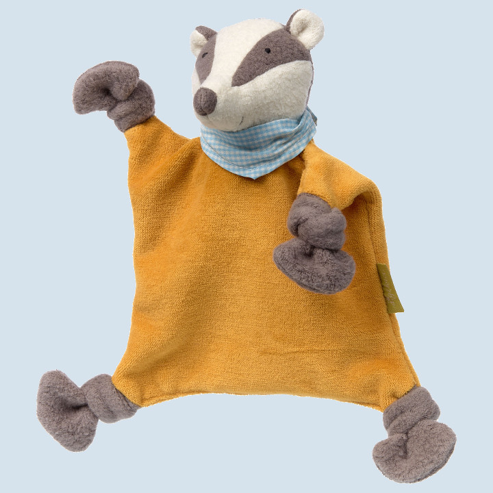 Sigikid baby comforter badger - organic cotton