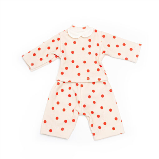 Nanchen Puppenkleidung - Schlafanzug Tüpfchen, Bio