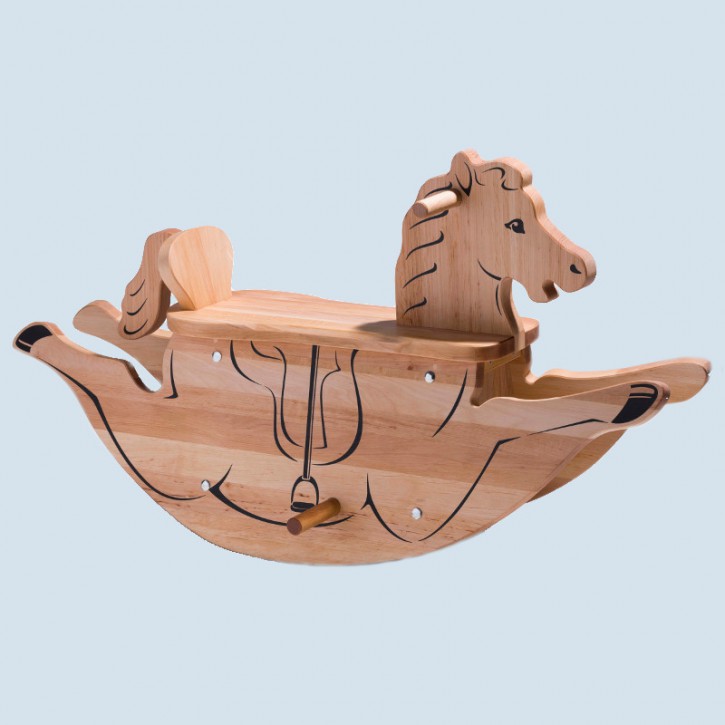 Wendelstein - wooden rocking horse, Made in Germany