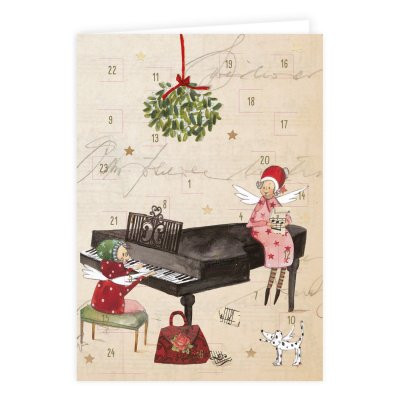 Graetz Verlag - double card, advent calendar, piano