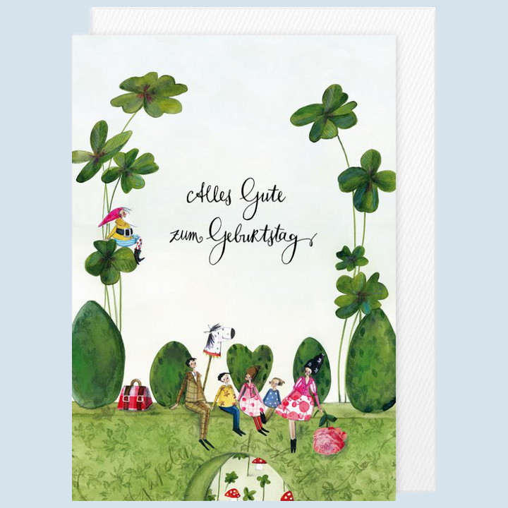 Grätz Verlag - Klappkarte, Alles Gute zum Geburtstag