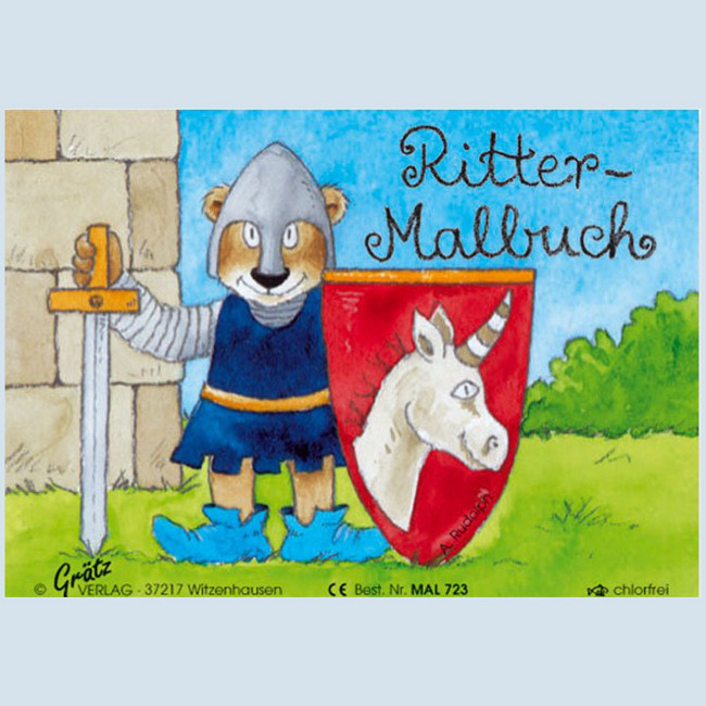 Grätz Verlag - Mini Malbuch - mit Rittern