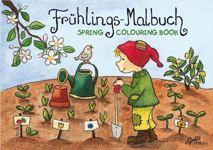 Grätz Verlag - Mini Malbuch - Mein Gartenjahr, Frühling