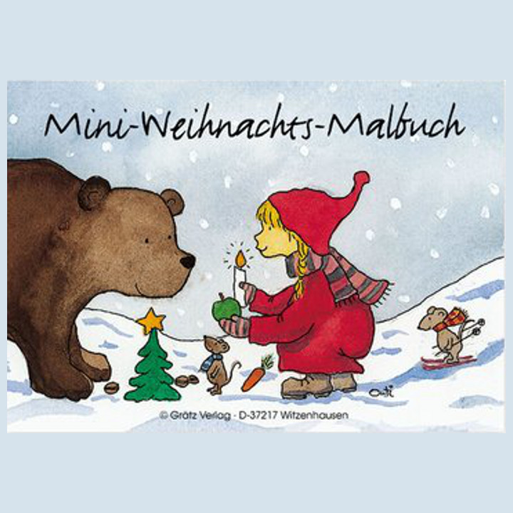 Grätz Verlag - Mini Malbuch - Wichtel Weihnachten