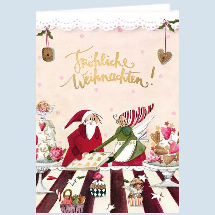 Grätz Verlag - Klappkarte, Weihnachtskarte, Backen