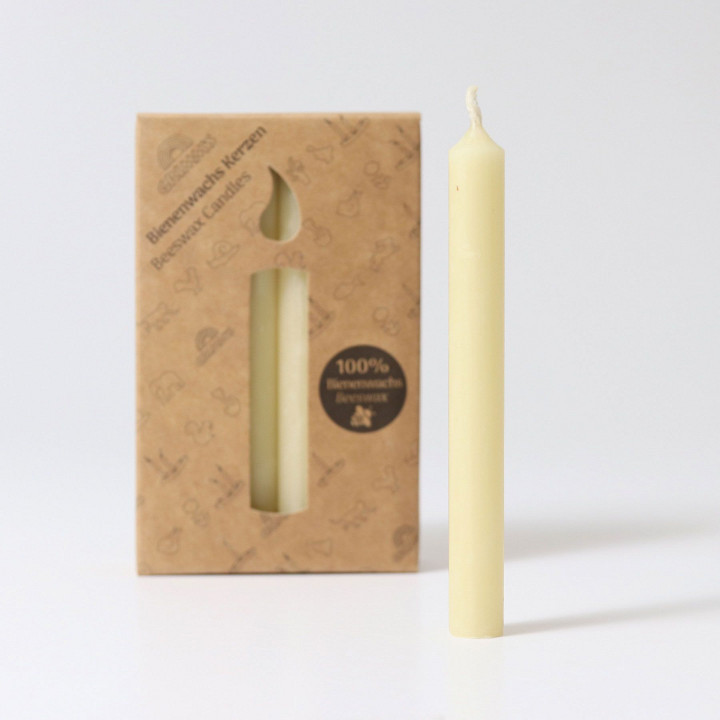 Grimms - Beeswax Candles, creme, 100%