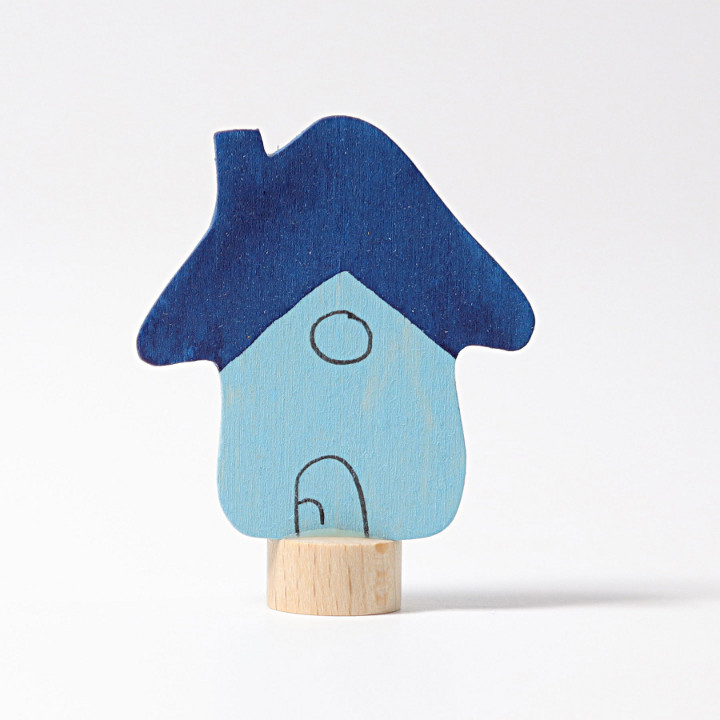 Grimms - Steckfigur Haus - blau
