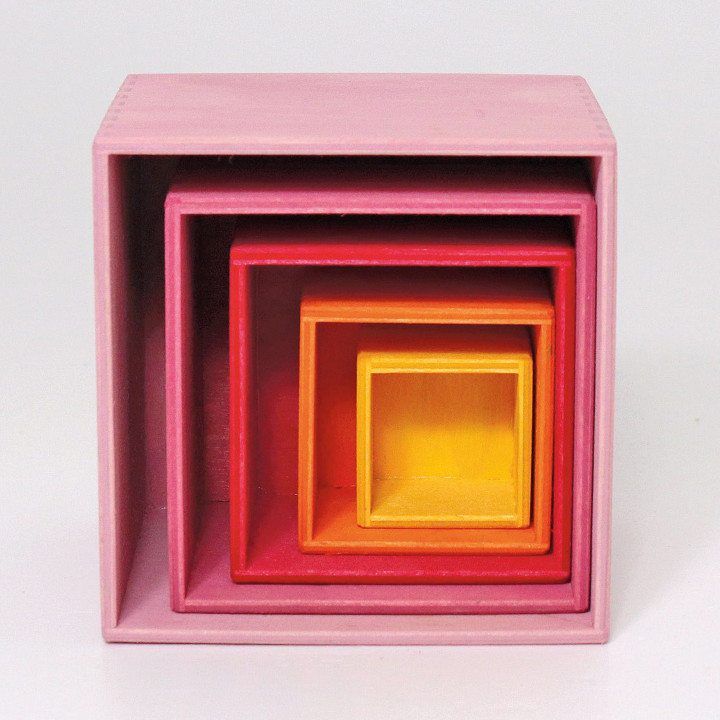Grimms - set of boxes, pink